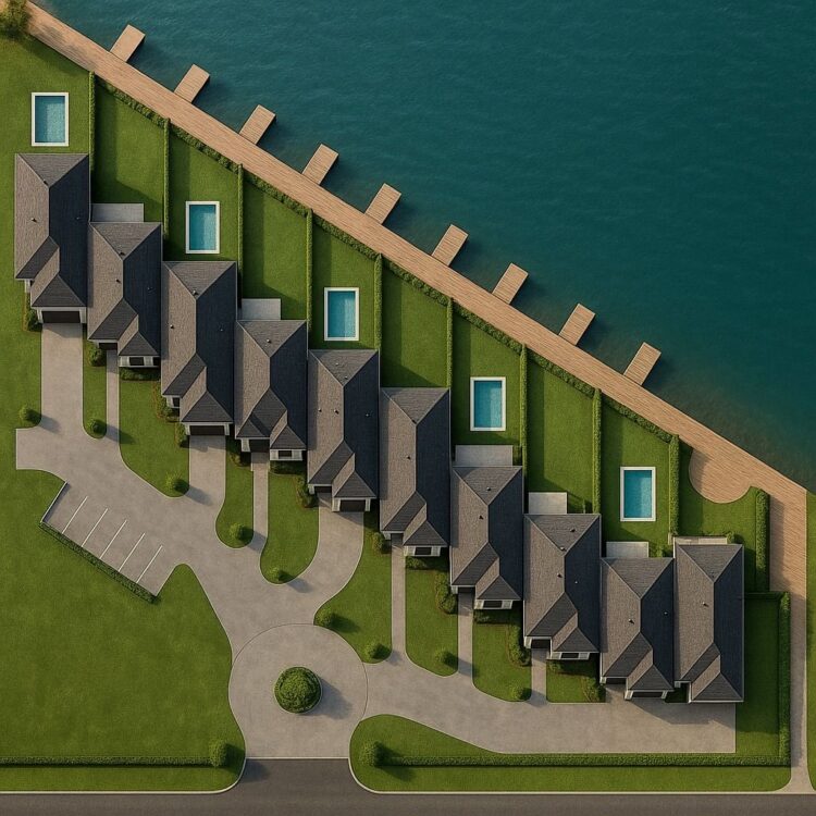 Marina Court – Luxury Lakefront Homes on Lake Conroe Photo Slide